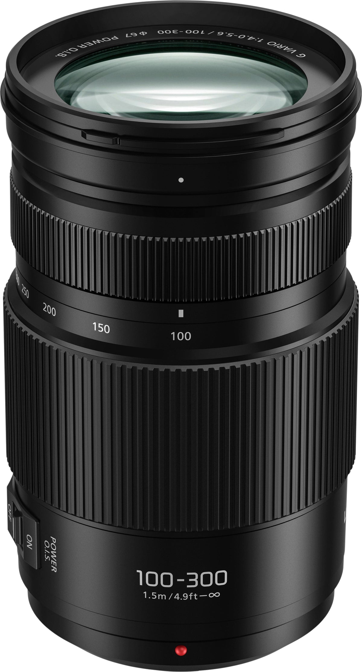Panasonic - Lumix G VARIO 100-300mm f/4.0-5.6 POWER O.I.S.Telephoto Zoom Lens - H-FSA100300 - Black