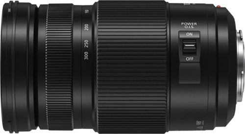 Panasonic - Lumix G VARIO 100-300mm f/4.0-5.6 POWER O.I.S.Telephoto Zoom Lens - H-FSA100300 - Black