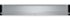 4" Low Back for Bosch HEI8054U Slide-In Electric Ranges - Silver