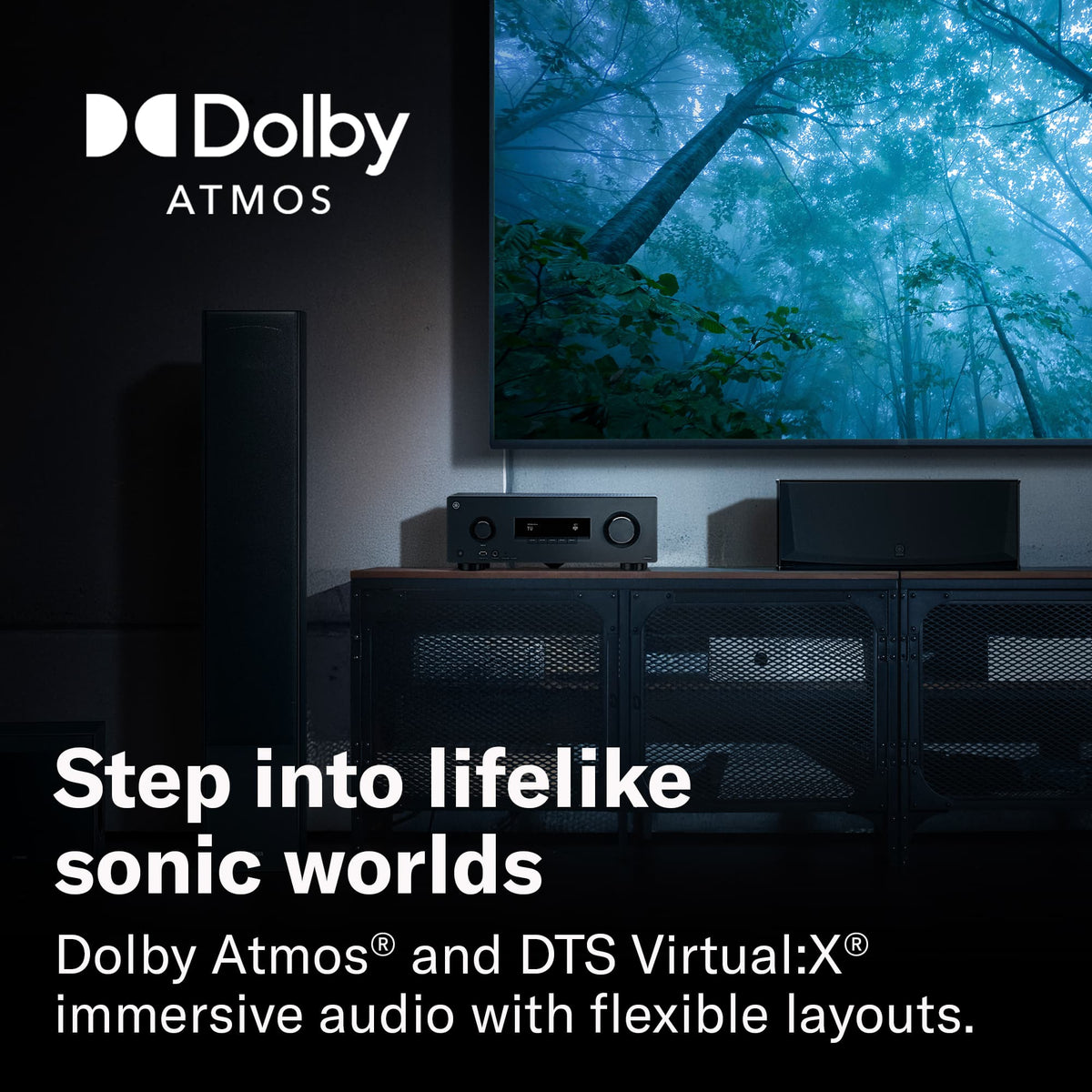 Yamaha - RX300A 5.2-Channel 4K120 Dolby Atmos AV Receiver – - Black