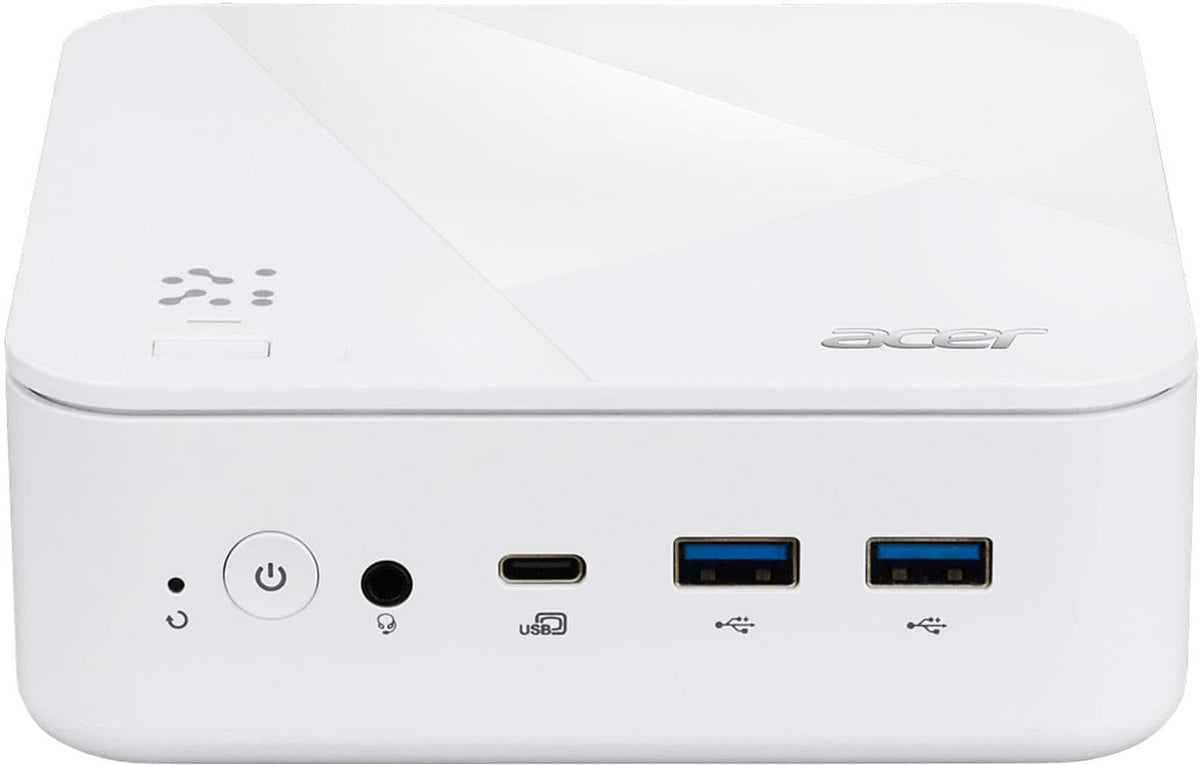 Acer - Revo Box AI RB102-GGP-UB33 Mini PC Desktop Copilot+PC - AMD Ryzen AI 7 445 2026 - 16GB DDR5 Memory - 512GB Storage - White