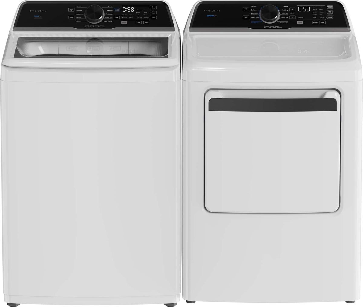 Frigidaire - 4.4 Cu. Ft. High Efficiency Top Load Washer with Maxfill Option - White