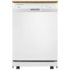 Whirlpool - 24" Front Control Tall Tub Portable Dishwasher - White