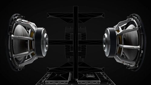 Bowers & Wilkins - DB Series Dual 10" Powered Subwoofer - Satin white
