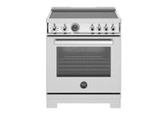 Bertazzoni - 30" Professional Series range - Electric self clean oven - 4 induction zones - Stainless Steel