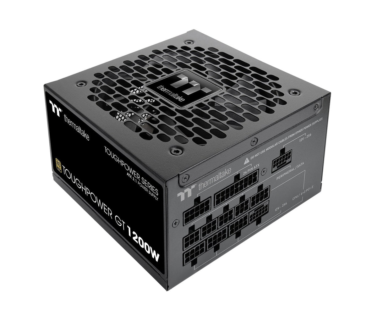 Thermaltake - Toughpower GT 1200W 80+ Gold ATX 3.1 Power Supply - Black