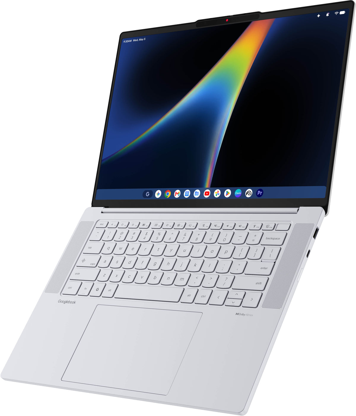 Lenovo - Googlebook 15.3" 3K 120Hz OLED Touchscreen Laptop - Intel Core Ultra 5 Processor 325 2026 - 16GB Memory - 512GB Storage - Cloud Grey