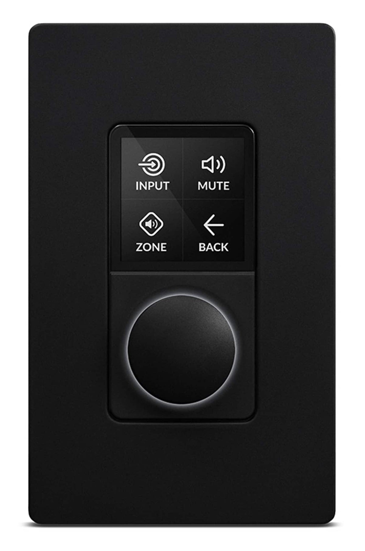 Sonance - Blaze Wall-M US - Multi-Zone PoE-Powered Wall-Controller (Each) - Black