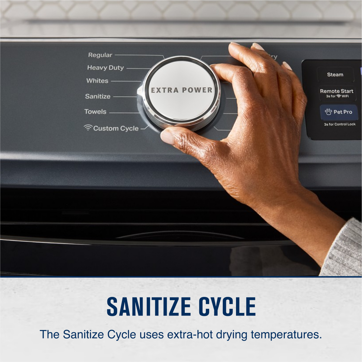 Maytag - 7.4 Cu. Ft. Smart Electric Dryer with Steam and Pet Pro System - Midnight Steel