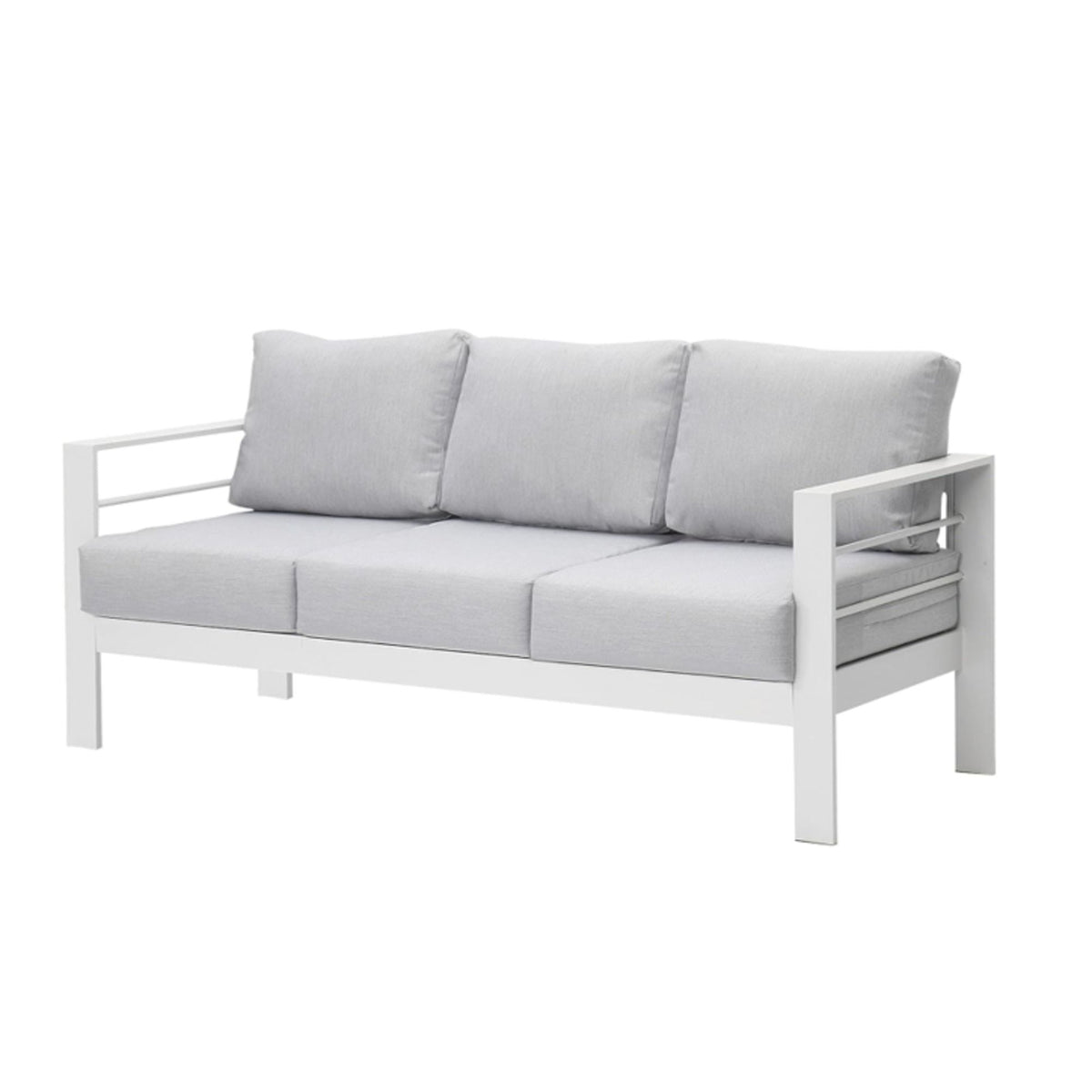 All-Weather Patio Sofa & Cushions, 3 Seat Outdoor Couch