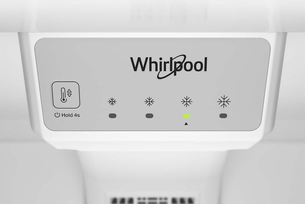 Whirlpool - 30 in. Wide 19.2 cu. ft. Top-Freezer Refrigerator with Total Coverage Cooling - Fingerprint-Resistant Stainless Finish