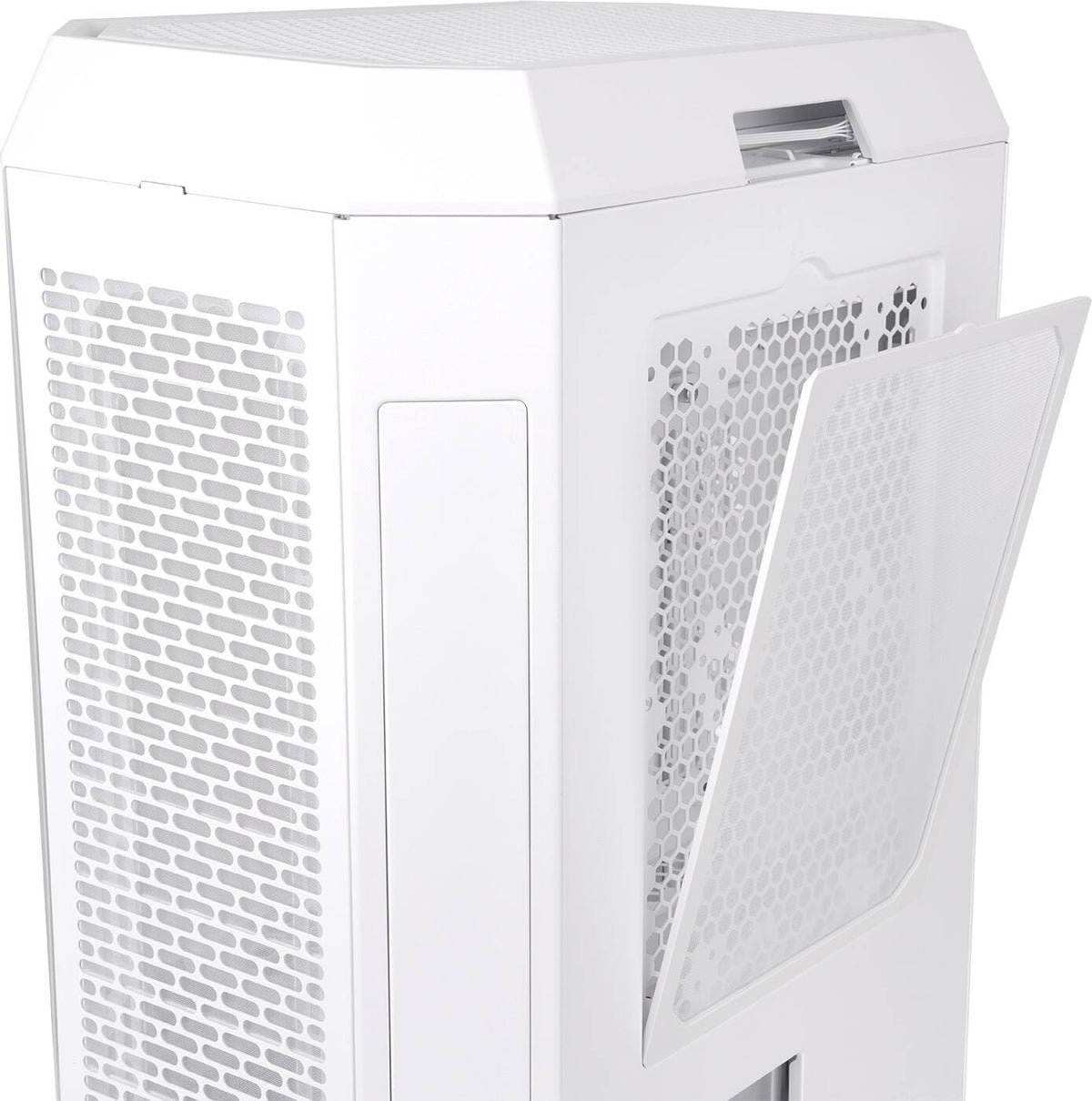 Thermaltake - Tower 600 Mid Tower ATX PC Case - Snow