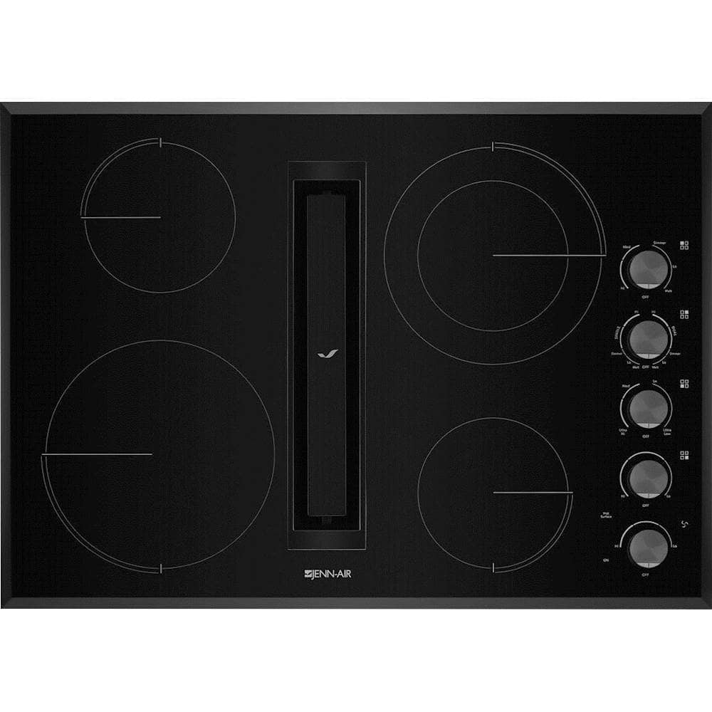 JennAir - 30 in. Wide 4 Element JX3 Euro-Style Built-In Electric Cooktop - Black