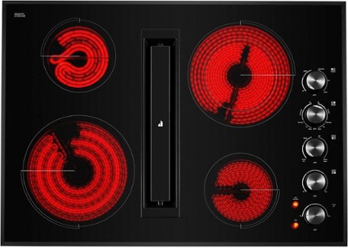 JennAir - 30 in. Wide 4 Element JX3 Euro-Style Built-In Electric Cooktop - Black