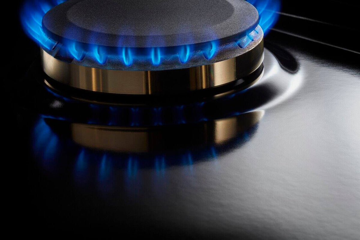JennAir - 36 in. Wide 5 Burner Built-In Gas Cooktop - Black