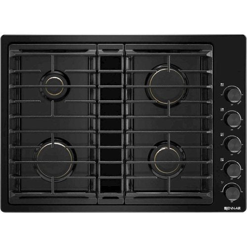 JennAir - 30 in. Wide 4 Burner Built-In Gas Cooktop - Black