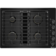 JennAir - 30 in. Wide 4 Burner Built-In Gas Cooktop - Black