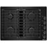 JennAir - 30 in. Wide 4 Burner Built-In Gas Cooktop - Black