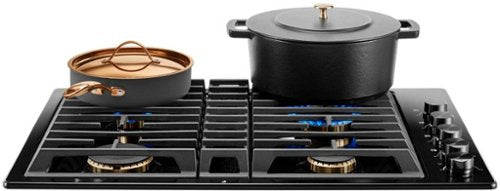 JennAir - 30 in. Wide 4 Burner Built-In Gas Cooktop - Black