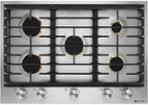 JennAir - 30 in. Wide 5 Burner Built-In Gas Cooktop - Stainless Steel
