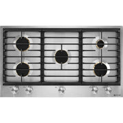 JennAir - 36 in. Wide 5 Burner Built-In Gas Cooktop - Stainless Steel