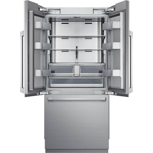 Dacor - 36 in. Wide 21.3 Cu Ft French Door Built In Panel Ready Refrigerator with FreshZone Drawer and Precise Cooling - Custom Panel Ready