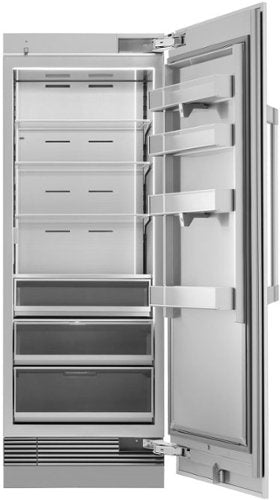 Dacor - 30 in. Wide 17.8 Cu. Ft. Built-In Column Refrigerator with SteelCool Interior - Custom Panel Ready