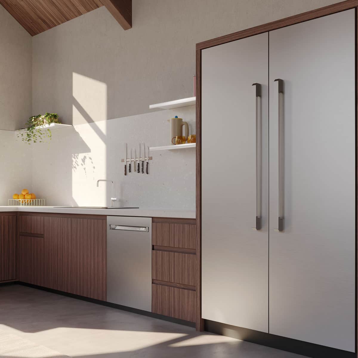 Dacor - 9.5 Cu Ft Panel Ready Built In Column Freezer - Custom Panel Ready