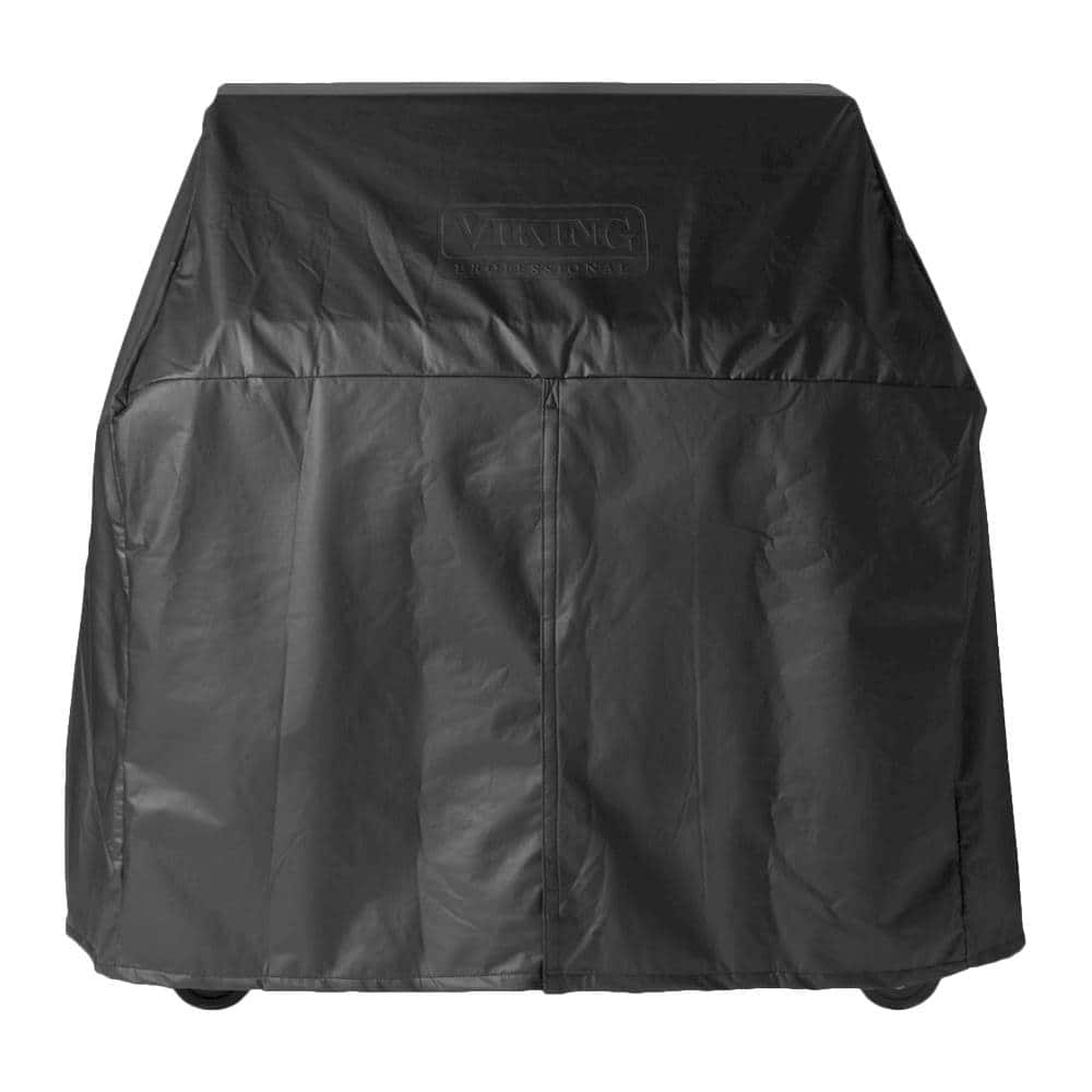 Viking - Vinyl Outdoor Cover for 54" Gas Grill on Cart - Black