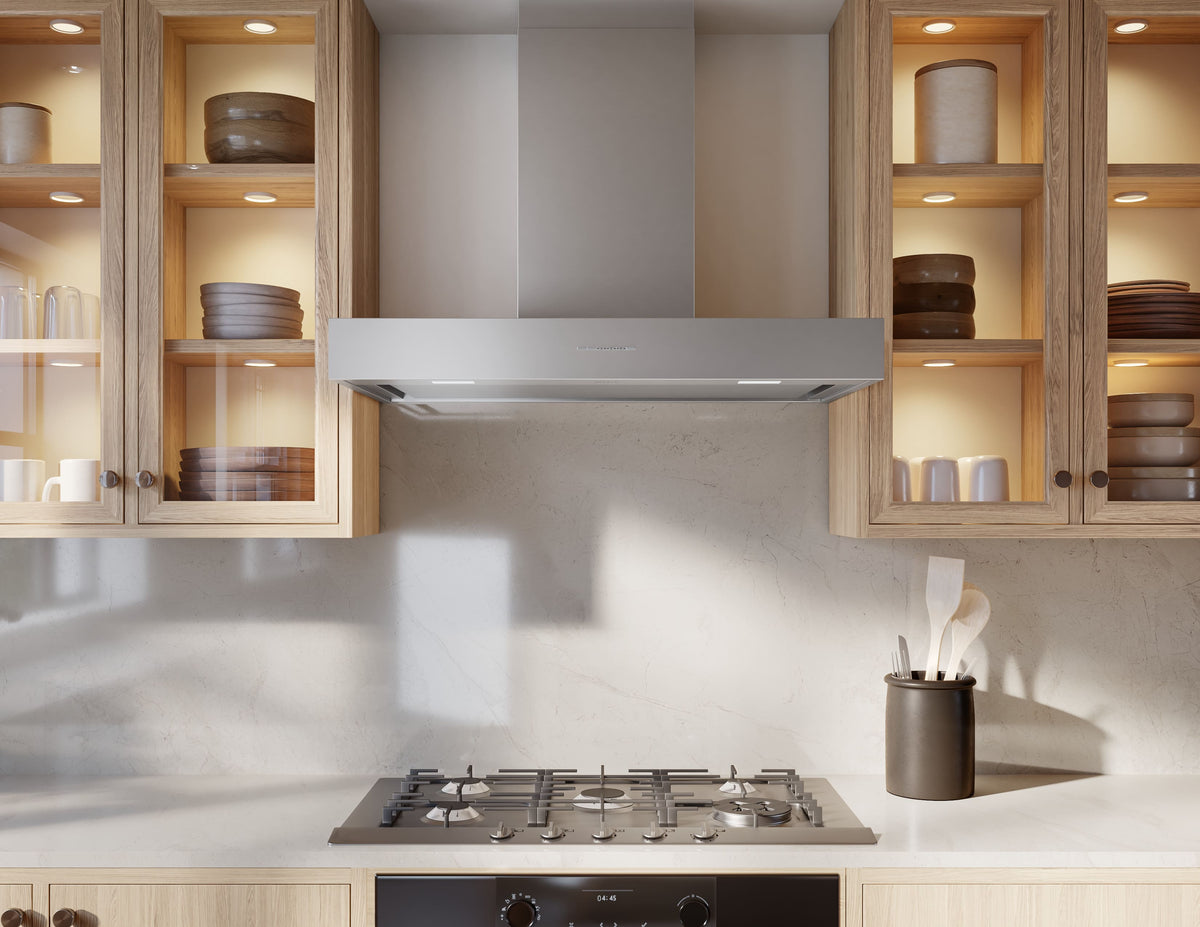 Zephyr - 30 inches - Externally Vented - Wall Range Hood - Stainless Steel