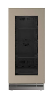 U-Line - 15"W. 2.8 Cu.Ft. Built-In Panel Ready w. Glass Compact Refrigerator - Custom Panel Ready