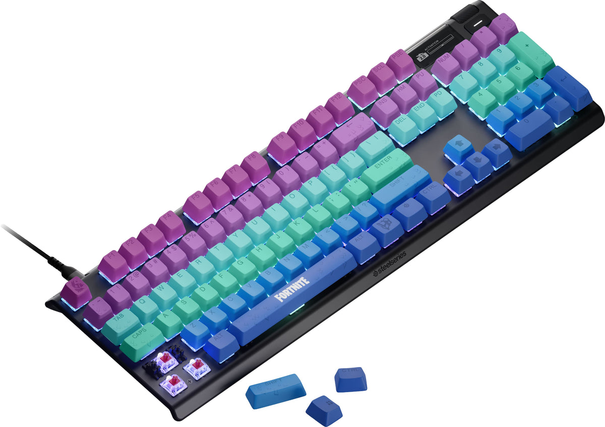 SteelSeries - PBT Accessory Keycaps - Fortnite Supply Llama Edition - Multi