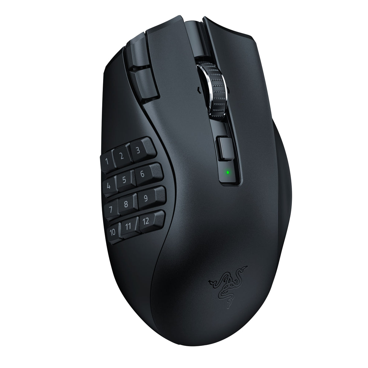 Razer - Naga V2 HyperSpeed MMO Optical Gaming Mouse with 19 Programmable Buttons - Wireless - Black