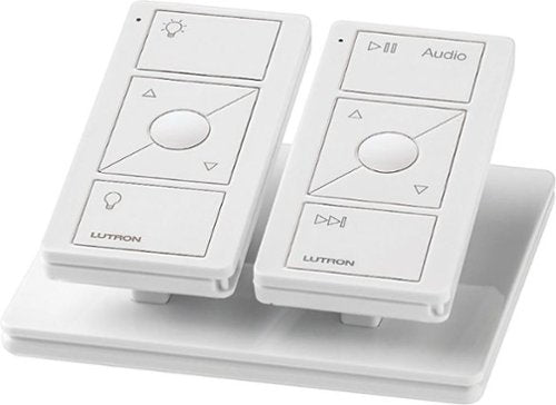 Lutron - Caseta Wireless Pico Smart Remote for Audio, Works with Sonos - White