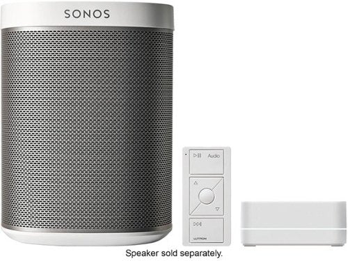 Lutron - Caseta Wireless Pico Smart Remote for Audio, Works with Sonos - White