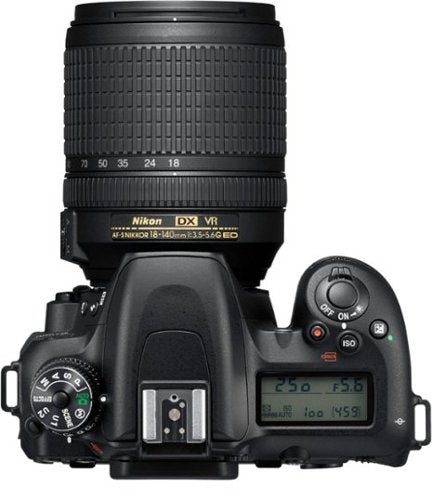 Nikon - D7500 DSLR 4K Video Camera with AF-S DX NIKKOR 18-140mm f/3.5-5.6G ED VR lens - Black