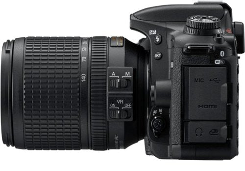 Nikon - D7500 DSLR 4K Video Camera with AF-S DX NIKKOR 18-140mm f/3.5-5.6G ED VR lens - Black