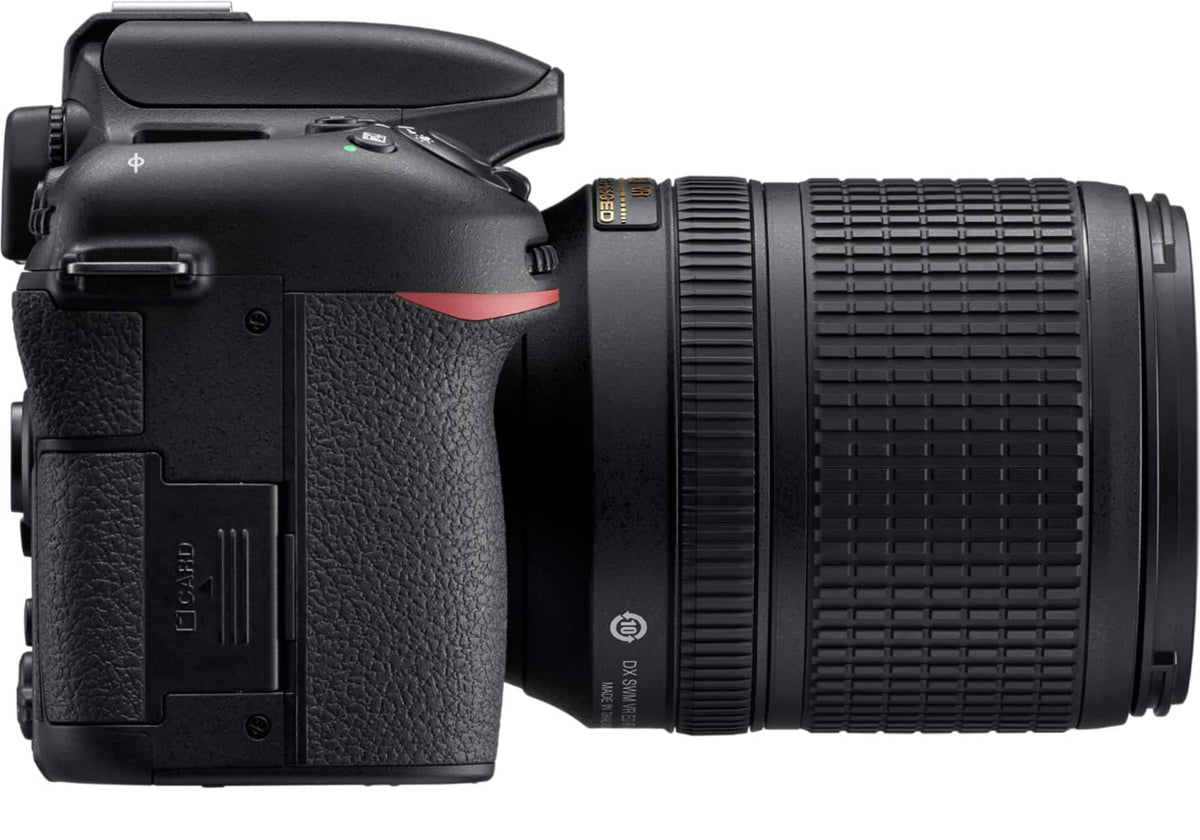 Nikon - D7500 DSLR 4K Video Camera with AF-S DX NIKKOR 18-140mm f/3.5-5.6G ED VR lens - Black