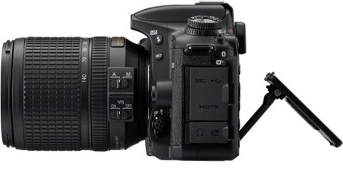 Nikon - D7500 DSLR 4K Video Camera with AF-S DX NIKKOR 18-140mm f/3.5-5.6G ED VR lens - Black