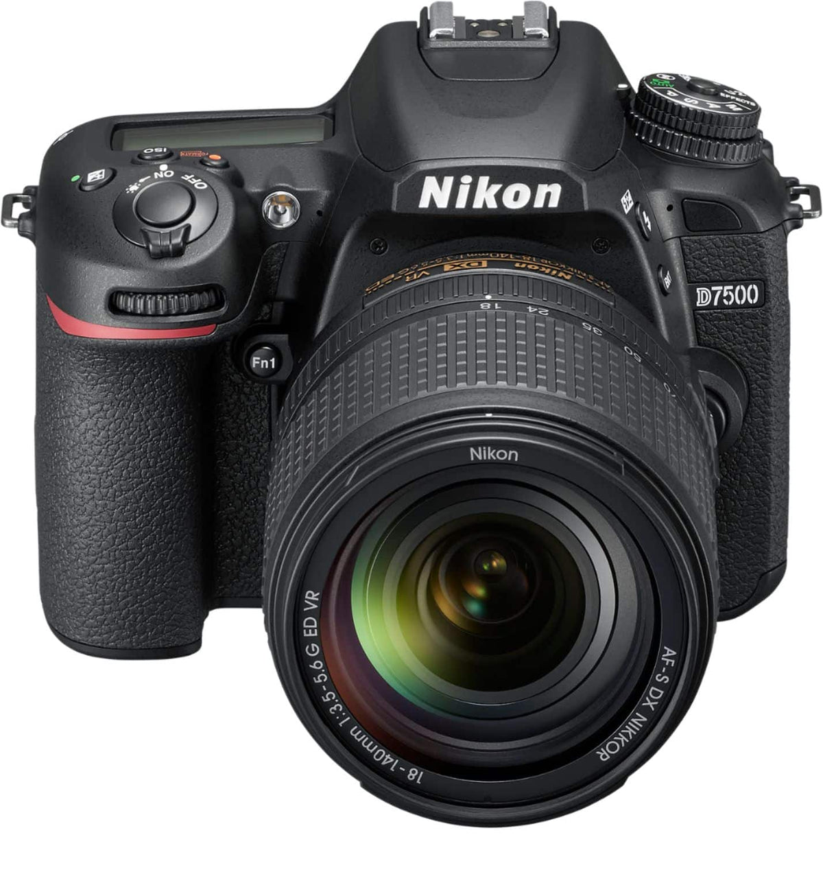 Nikon - D7500 DSLR 4K Video Camera with AF-S DX NIKKOR 18-140mm f/3.5-5.6G ED VR lens - Black