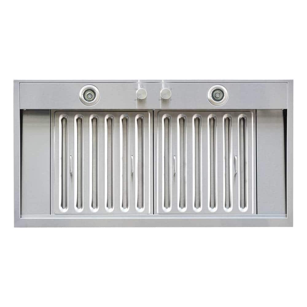 Windster Hoods - 48 inches - Externally Vented - Range Hood Insert - Stainless Steel