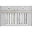 Windster Hoods - 42 inches - Externally Vented - Under cabinet Range Hood - Stainless Steel