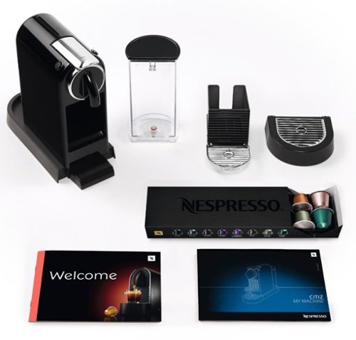 De'Longhi - CitiZ Single-Serve Espresso Machine - Limousine Black