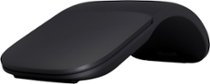 Microsoft - Surface Arc Bluetooth BlueTrack Ambidextrous Mouse for PC - Wireless - Black