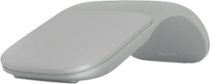 Microsoft - Surface Arc Bluetooth BlueTrack Ambidextrous Mouse for PC - Wireless - Light Gray