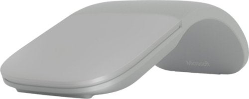 Microsoft - Surface Arc Bluetooth BlueTrack Ambidextrous Mouse for PC - Wireless - Light Gray