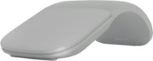 Microsoft - Surface Arc Bluetooth BlueTrack Ambidextrous Mouse for PC - Wireless - Light Gray