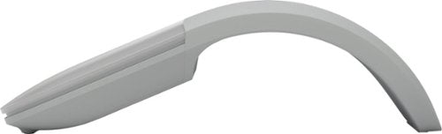 Microsoft - Surface Arc Bluetooth BlueTrack Ambidextrous Mouse for PC - Wireless - Light Gray