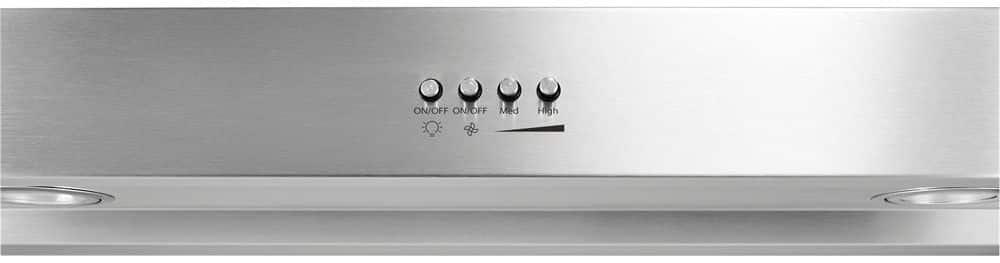 Whirlpool - 30 inches - Convertible - Under cabinet Range Hood - Stainless Steel