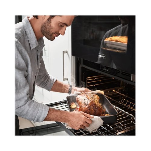 Dacor - Contemporary 28.7" Double Electric Convection Wall Oven with Built-In Microwave - Graphite Stainless Steel